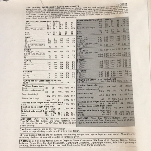 Vintage Vogue American Designer Don Sayers sewing patterns 2520 Size 14 uncut - Picture 7 of 8